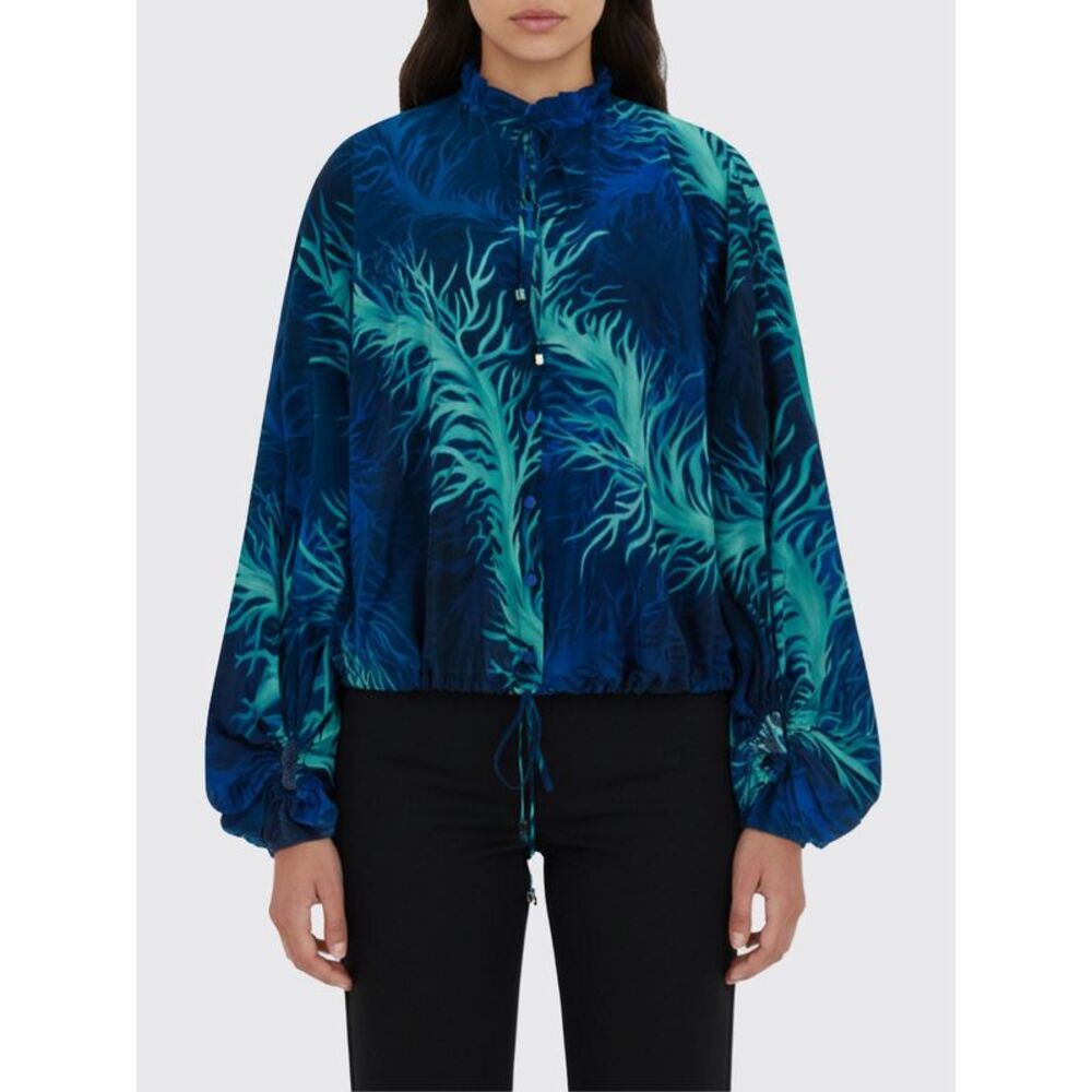 Printed Silk Blouse F.R.S. For Restless Sleepers